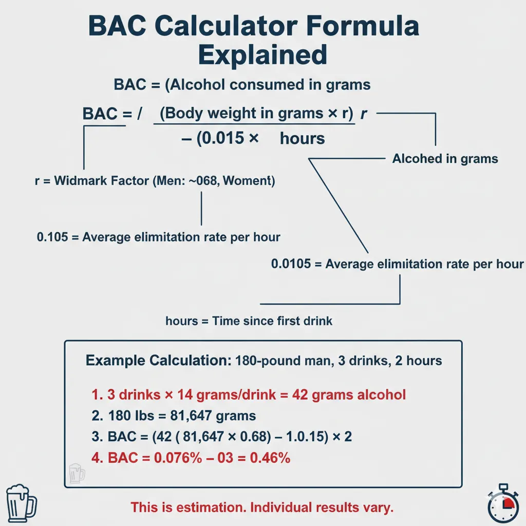 BAC Calculator Formula Explained BAC Calculator Formula Explained